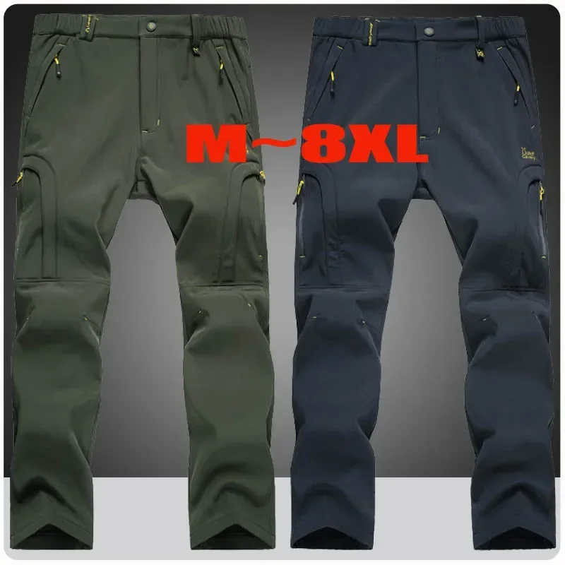 Ski Pants Waterproof - Artı Boyutu 6XL 7XL 8XL Erkek