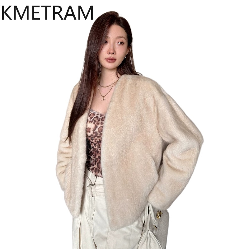 Winter Clothing Label - KMETRAM Gerçek Mor Etiket Kadife Vizon