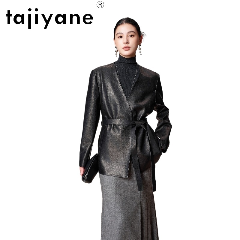 Winter Clothing Patterns - TAJIYANE Geyik Desenli Keçi Derisi Hakiki