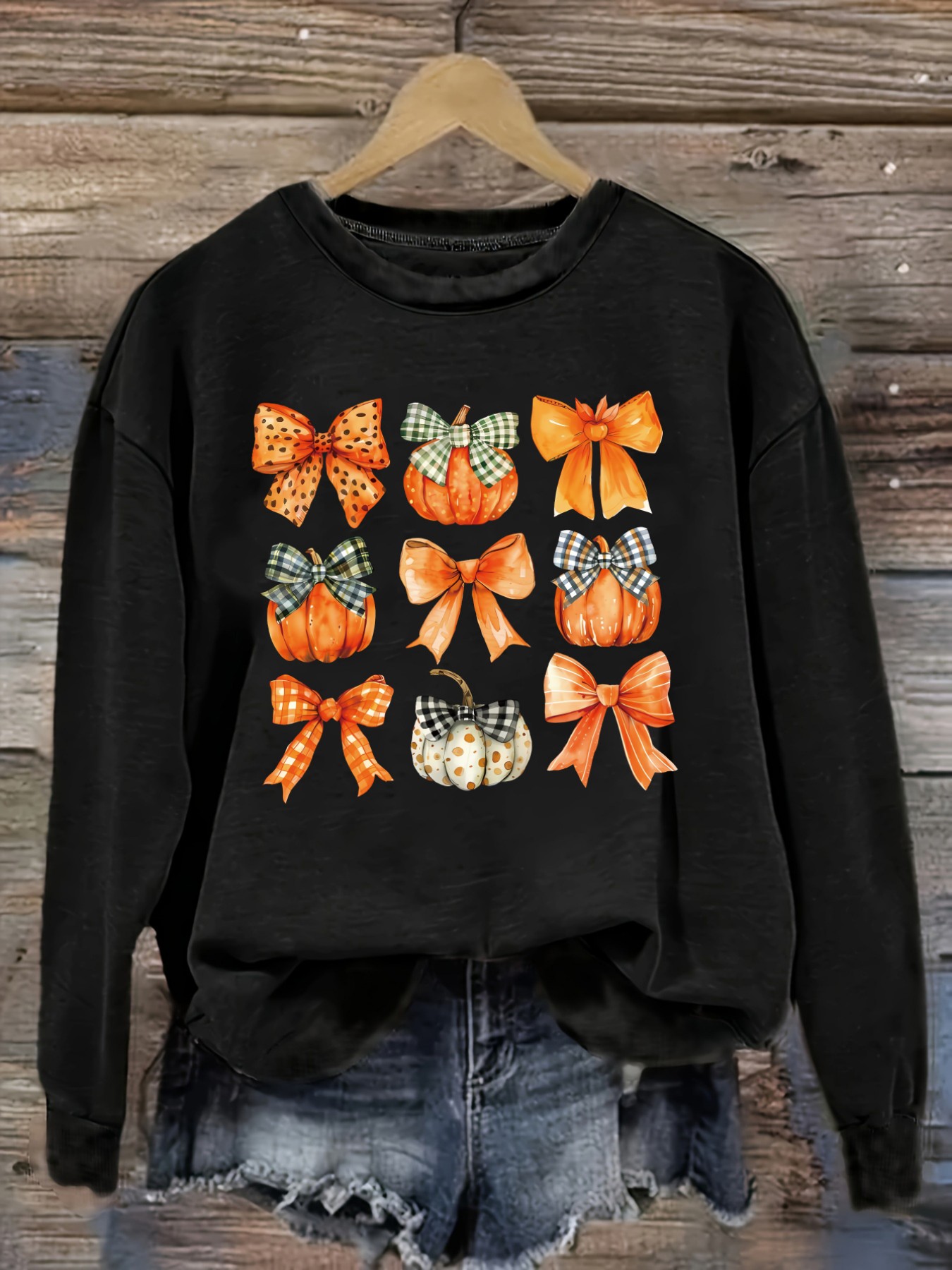 Winter Clothing Patterns - Kadın Günlük Uzun Kollu Bisiklet Yaka