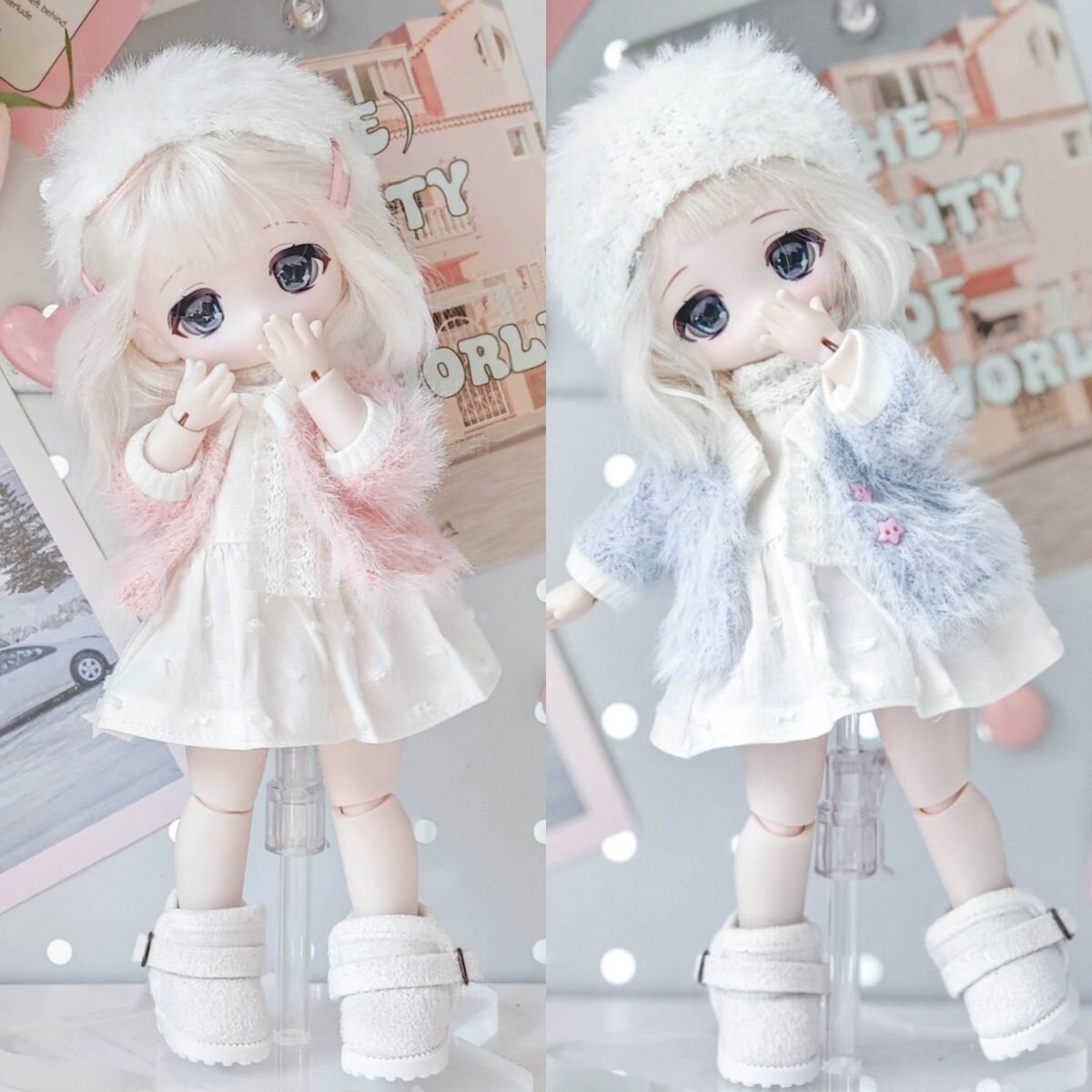 Winter Clothing Options - Bonnie Bunny Dream Bjd Bebek Kıyafetleri