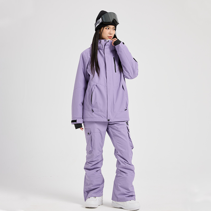 Ski Pants Waterproof - Yeni kadın kayak kıyafeti seti tek
