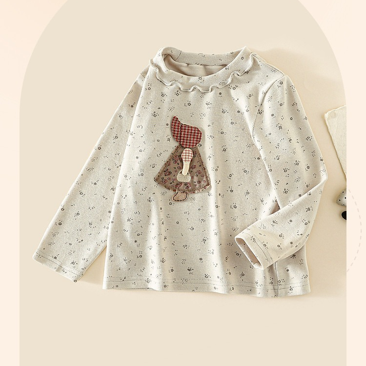 Winter Clothing Label - Kız Çocuk Tişörtü 2026 Sonbahar ve