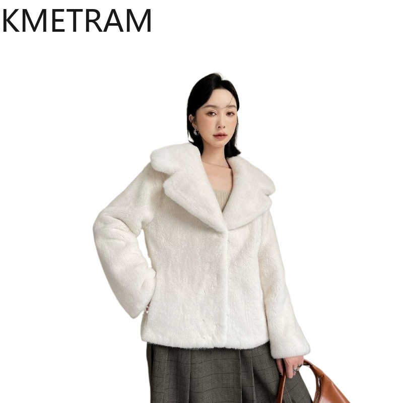 Winter Clothing Label - KMETRAM Doğal Mor Etiket Vizon Kürk