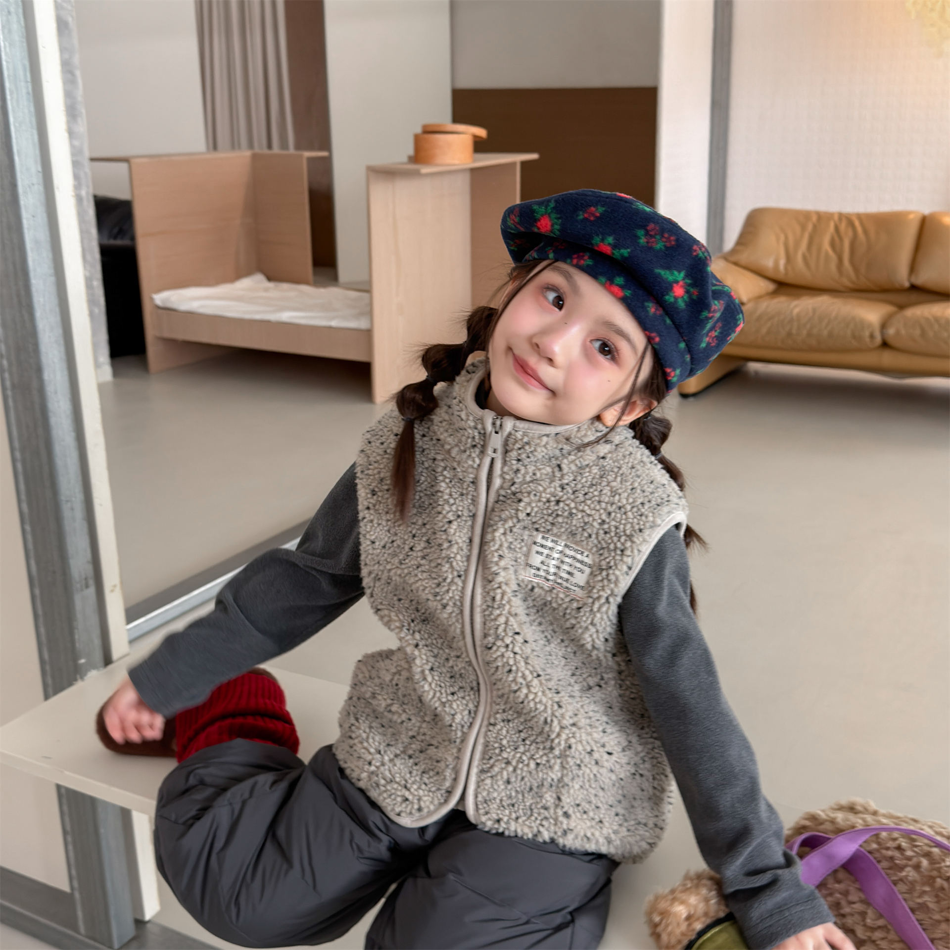 Kız Çocuk Yeleği 2026 Sonbahar - Winter Clothing Label incelemesi ve fiyatı