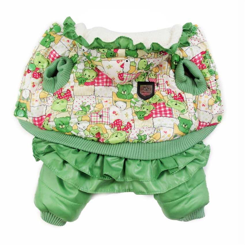 Yeşil ayı desen köpek giysiler - Winter Clothing Patterns incelemesi ve fiyatı