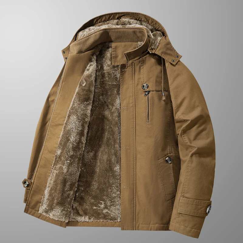Kaliteli Erkek Çok Cepli Kapüş - Quality Winter Clothing Bomber Jacket incelemesi ve fiyatı
