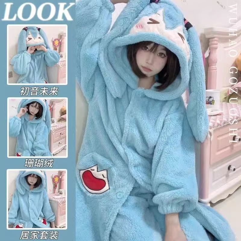 Miku Anime Pijama Sevimli Kış  - Winter Clothing Cute incelemesi ve fiyatı