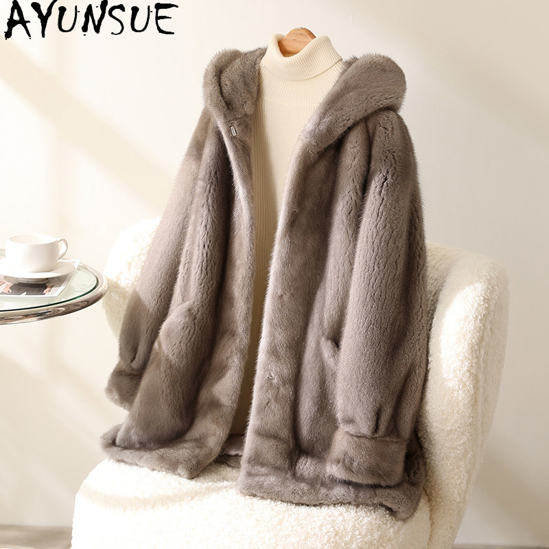 AYUSNUE Lüks Doğal Vizon Kürk  - Winter Clothing Label incelemesi ve fiyatı
