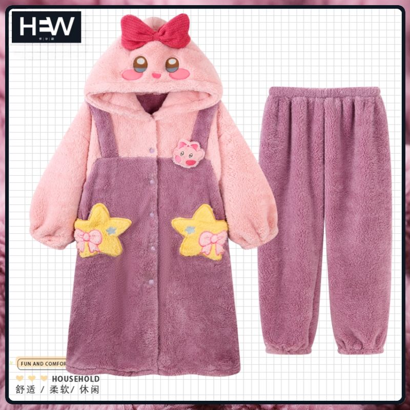 Kadın Karikatür Mercan Kadife  - Winter Clothing Cute incelemesi ve fiyatı